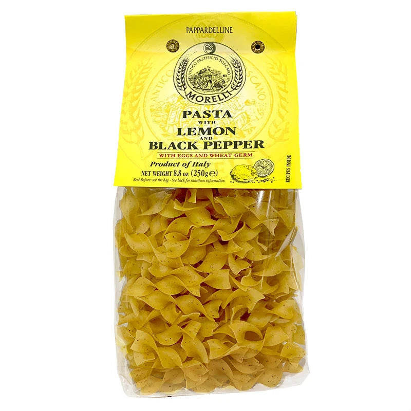 Pappardelline w/ Lemon & Black Pepper Egg Pasta