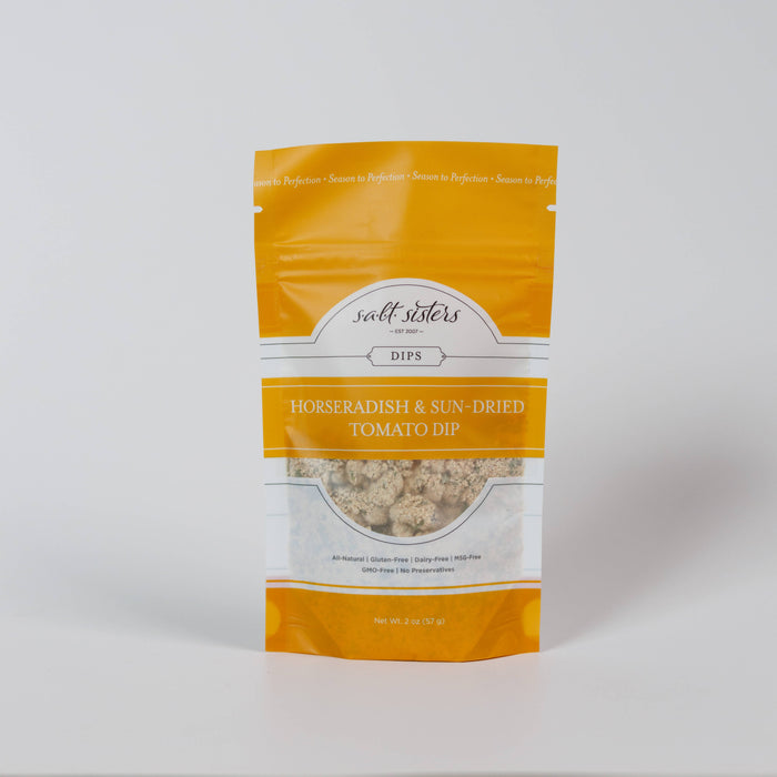 Salt Sisters - Dip Mix - Horseradish & Sun-Dried Tomato - Packaged Weights