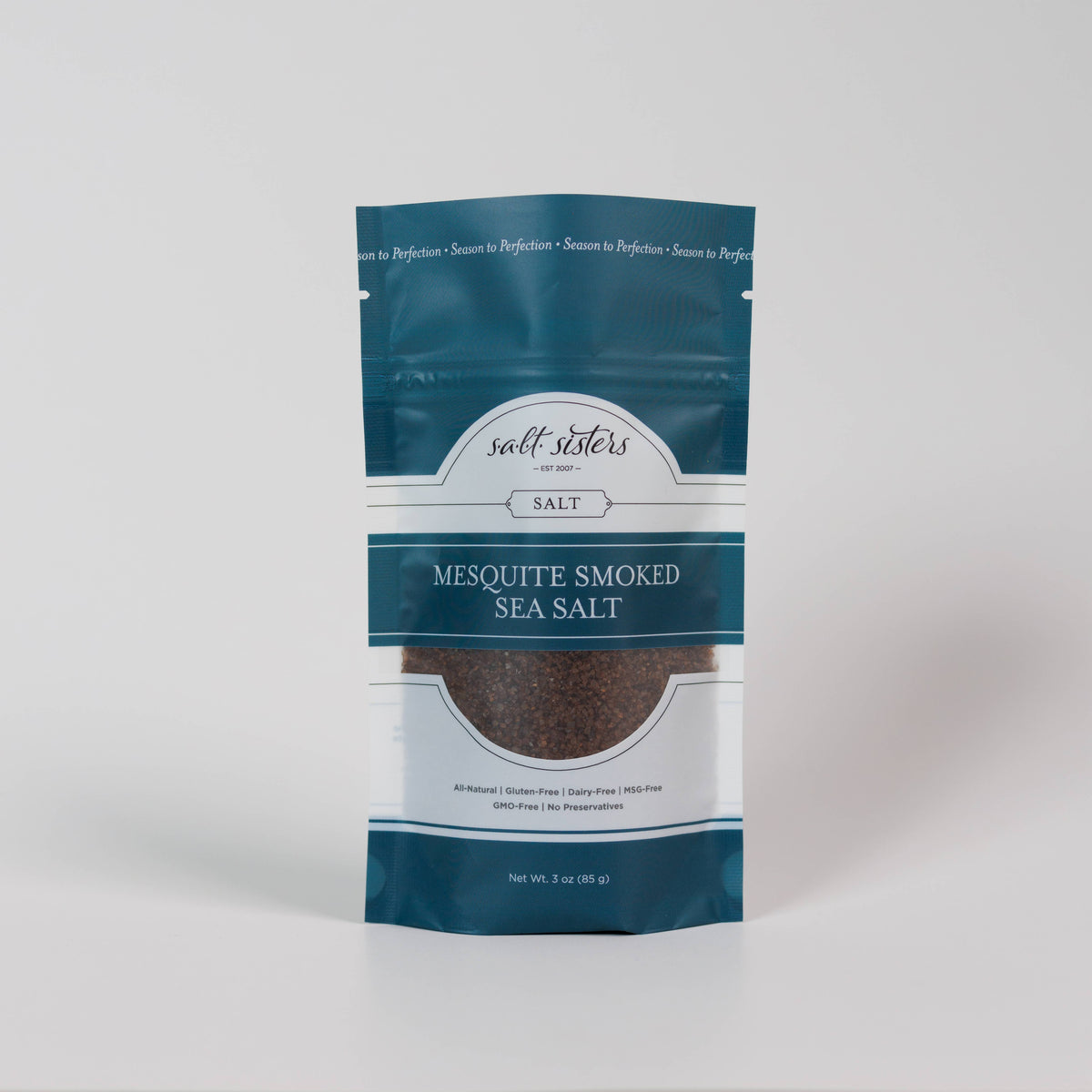 Salt Sisters - All-Natural Sea Salt - Mesquite Smoked - 3 oz