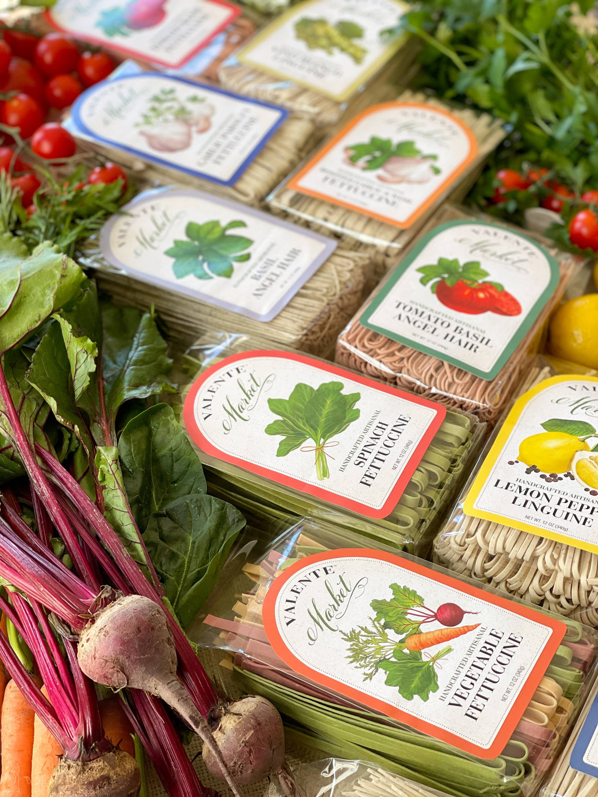 Valente Pasta - Vegetable Fettuccine