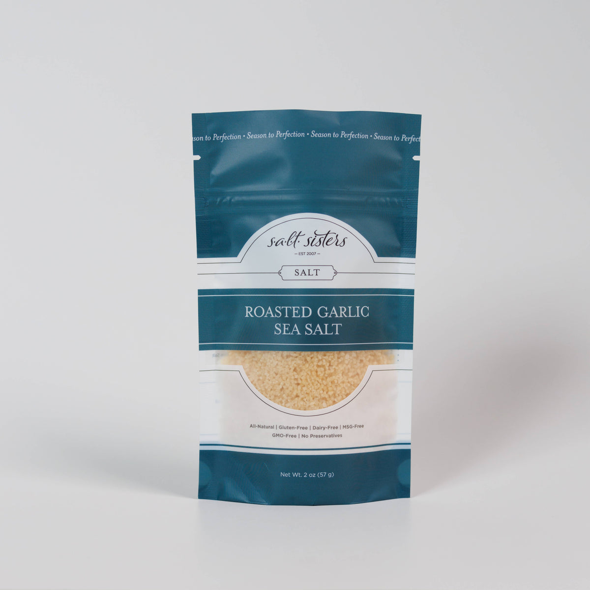 Salt Sisters - All-Natural Sea Salt - Roasted Garlic - 2 oz