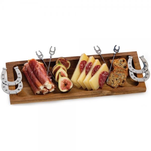 Foodie Bite Tray Horse Shoe