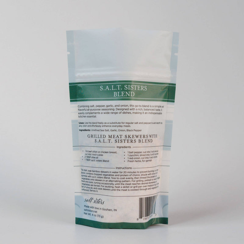 Salt Sisters - Herb, Spice & Salt Blend - s.a.l.t. sisters Blend - 4 oz