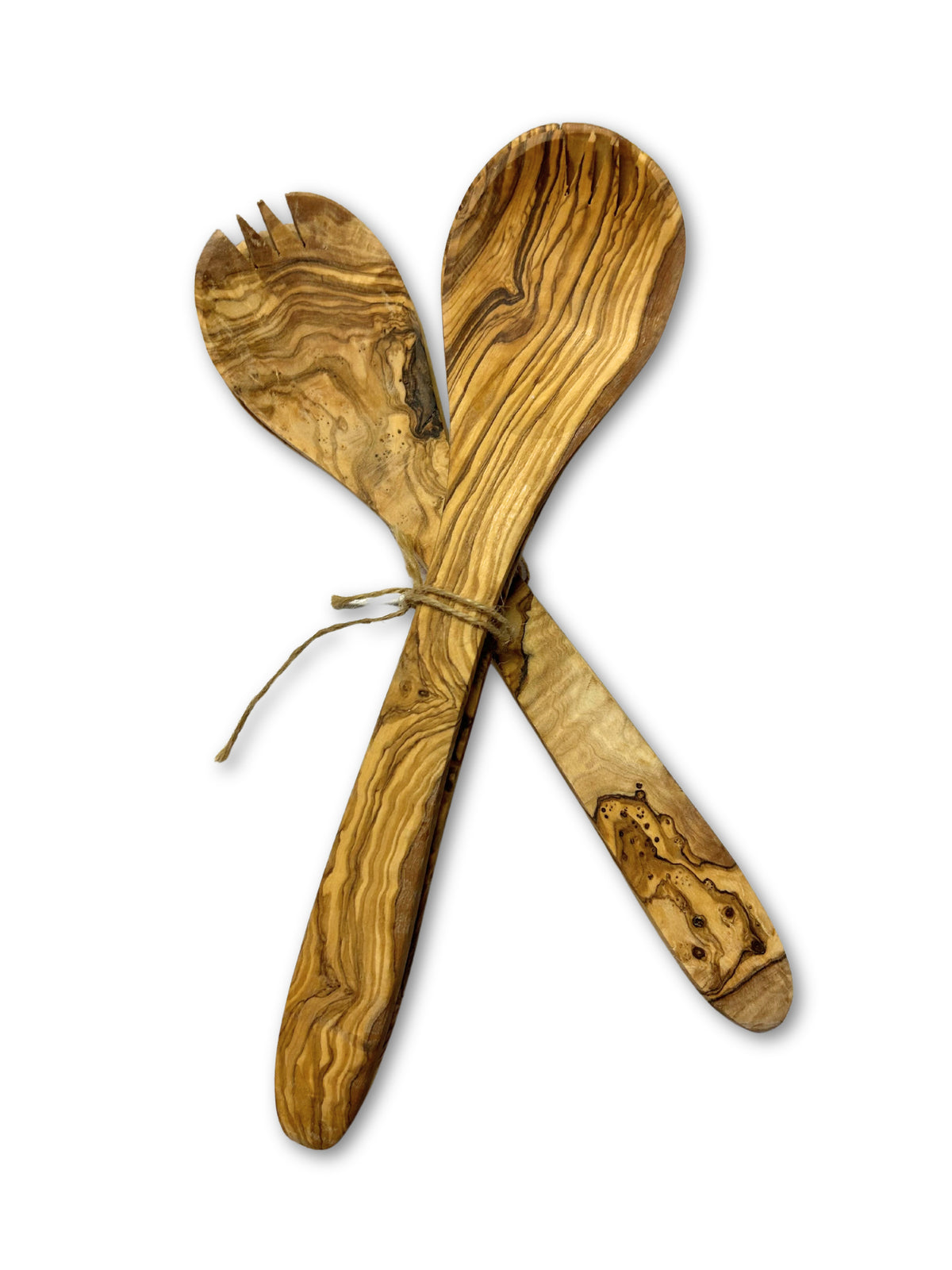 Olive Wood Server Set